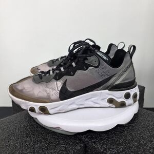 Nike React Element 87 Anthracite Black White AQ1090-001 Men's 10.5 Shoe Sneakers